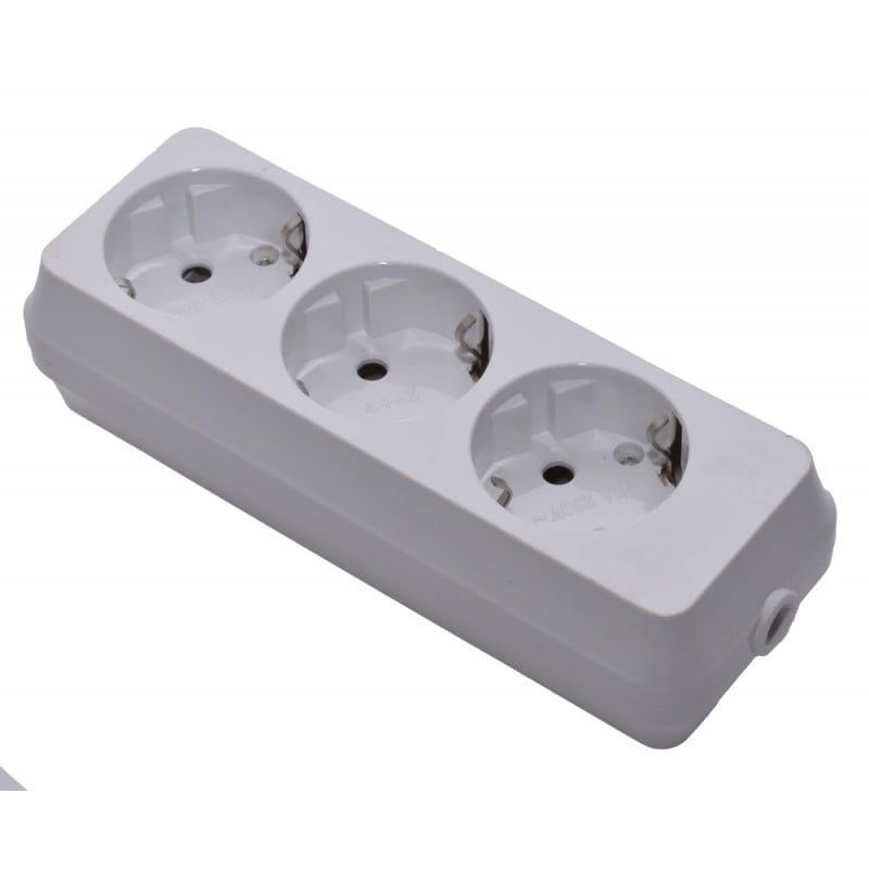Cap Prelungitor cu 3 Prize cu Ceramica Engros