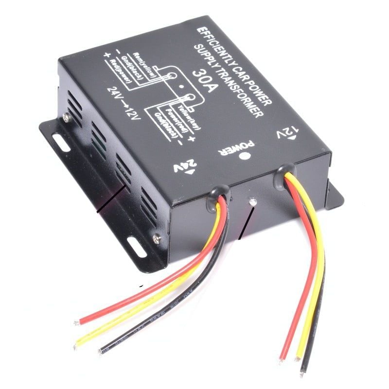 Convertor Auto de Tensiune Pentru Curent 24V-12V DC, 30A Engros