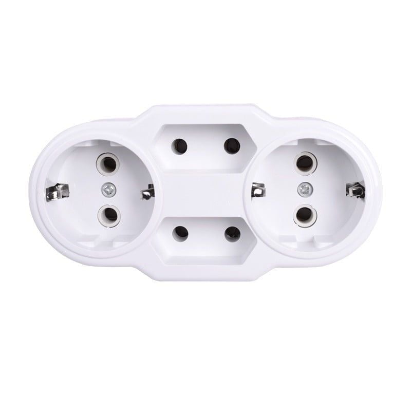 Triplu Stecher Schuko Ceramica 2P+2P EURO Engros