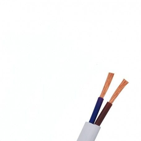 Cablu Electric Litat, MYYM, Alb, 2x2,5mm, Rola 100m Engros