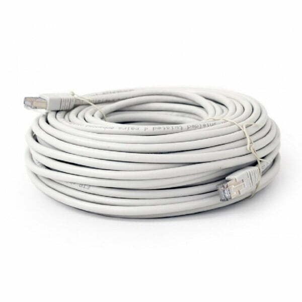Cablu UTP Patchcord, CAT5e, Lungime 30m, Capete Mufate RJ45 Engros