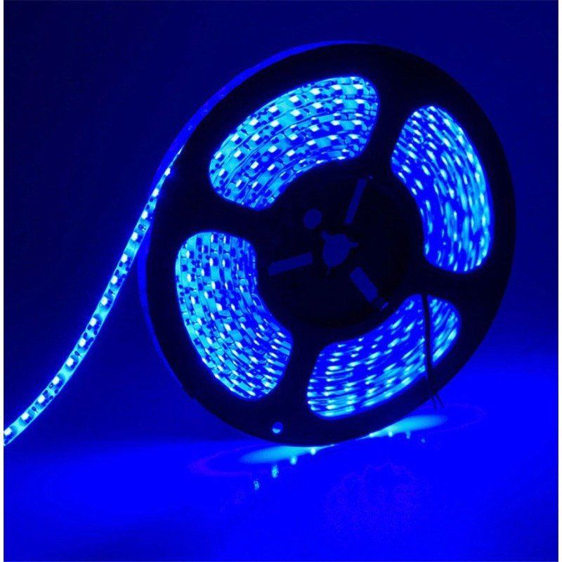 Banda 600 Led-uri 5m Albastru Exterior Engros