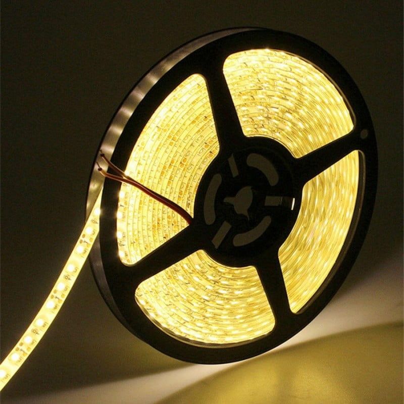 Banda 600 Led-uri 5m Alb-Cald Interior Engros