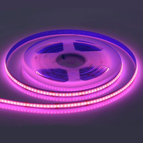 Banda COB Led Roz - Flexibil - 252led/m - 12W/ml - Rola/5m Engros