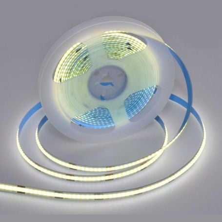 Banda COB Led Flexibil-252led/m-14W/ml-Rola/5m, Alb-Rece Engros