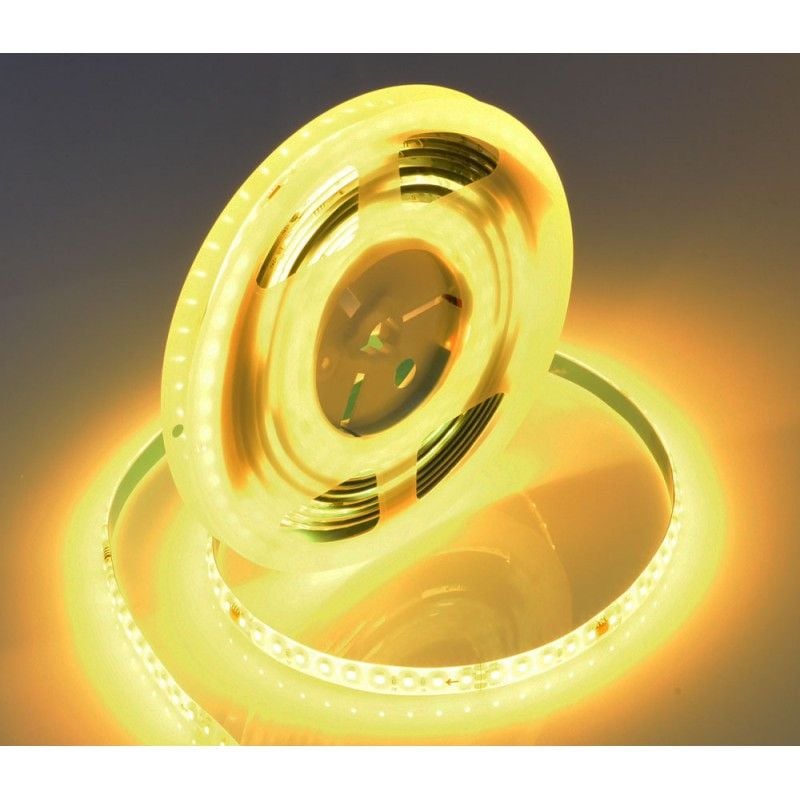 Banda Led 24V Galben, Digital WS2811 IC+Y, 120led/m - IP65 Engros