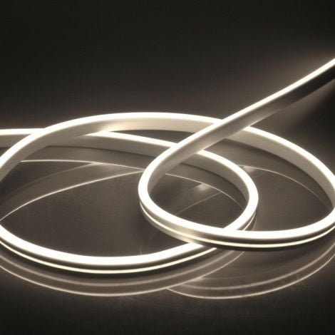 Banda Led tip Neon, 12V, 5m, Alb-Rece Engros