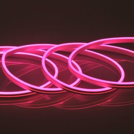 Banda Led Neon, Flexibil, 5m, Roz Engros