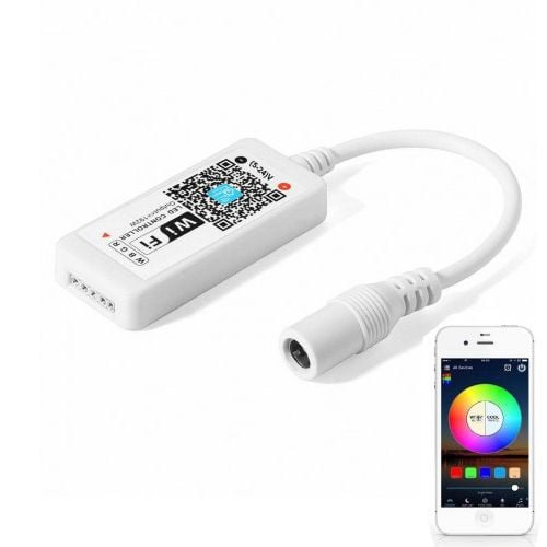Mini-Controller LED RGBW cu Wi-Fi 5-24V Engros