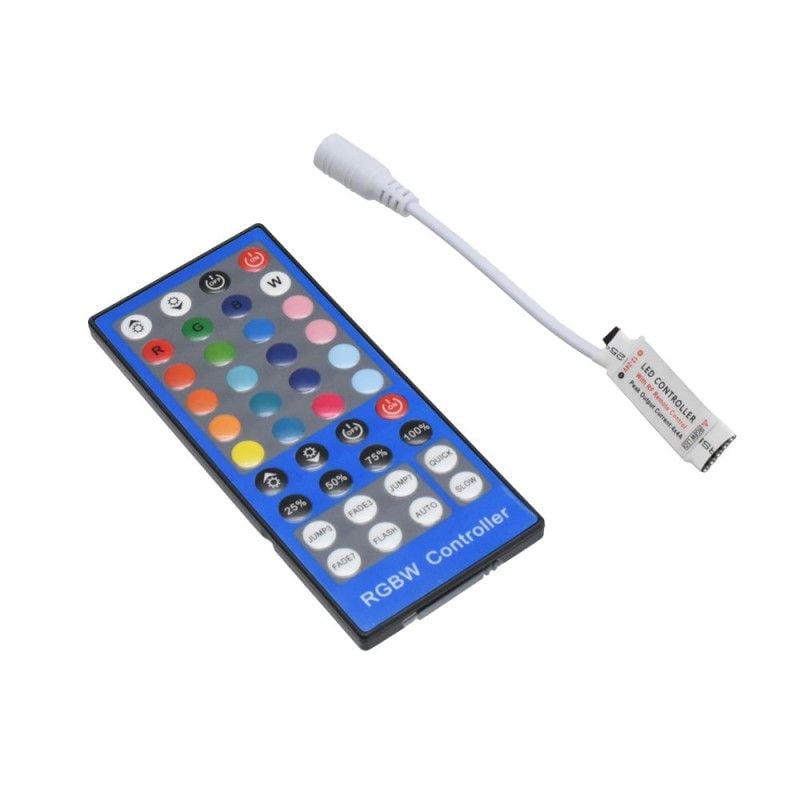 Mini Controller Led RGBW + Telecomanda IR 40 Taste Engros