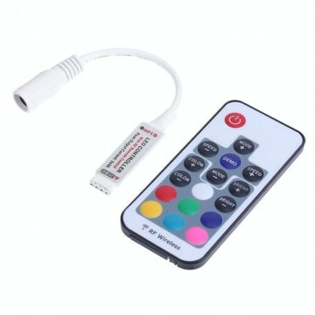 Mini Controller Wireless RGB 17 Taste RF 4 Fire Engros