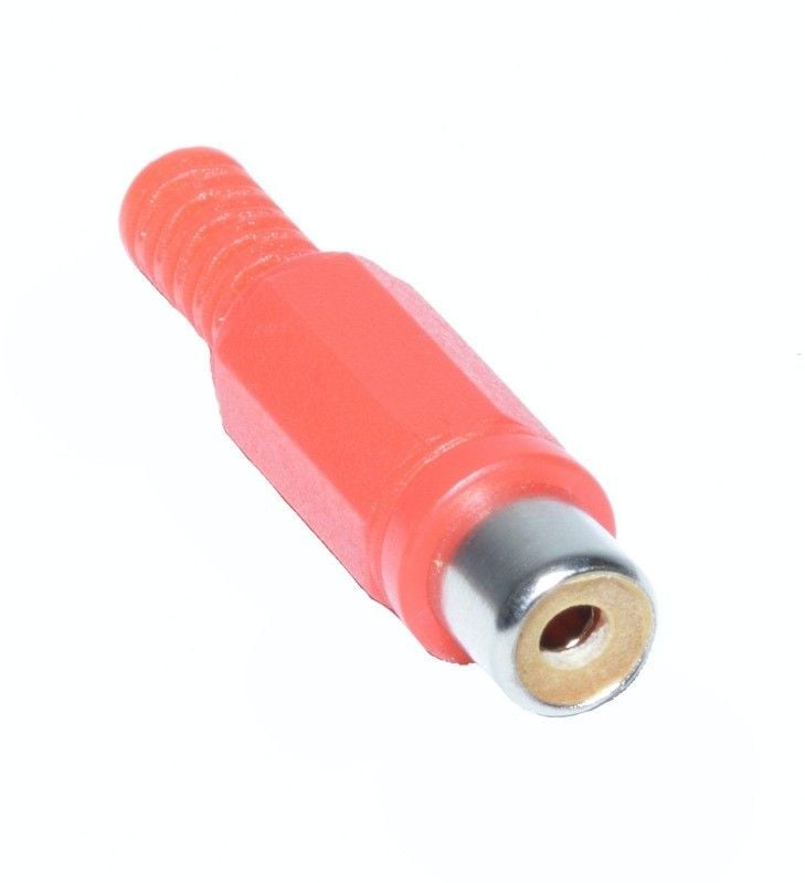 Mufa RCA Plastic Mama Rosu Engros