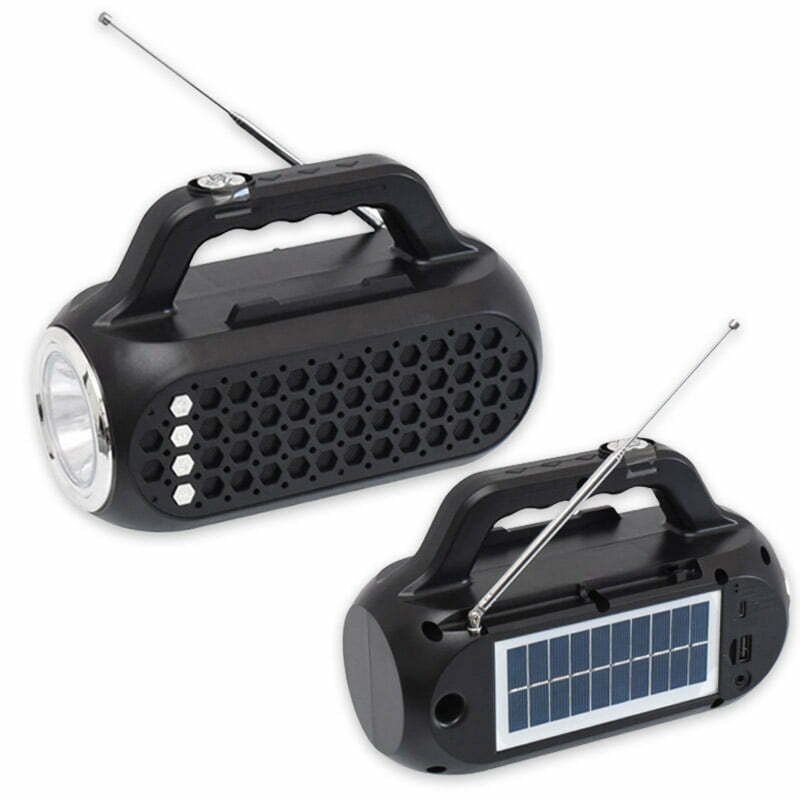 Radio FM cu Lanterna si Panou Solar EP-516 Engros