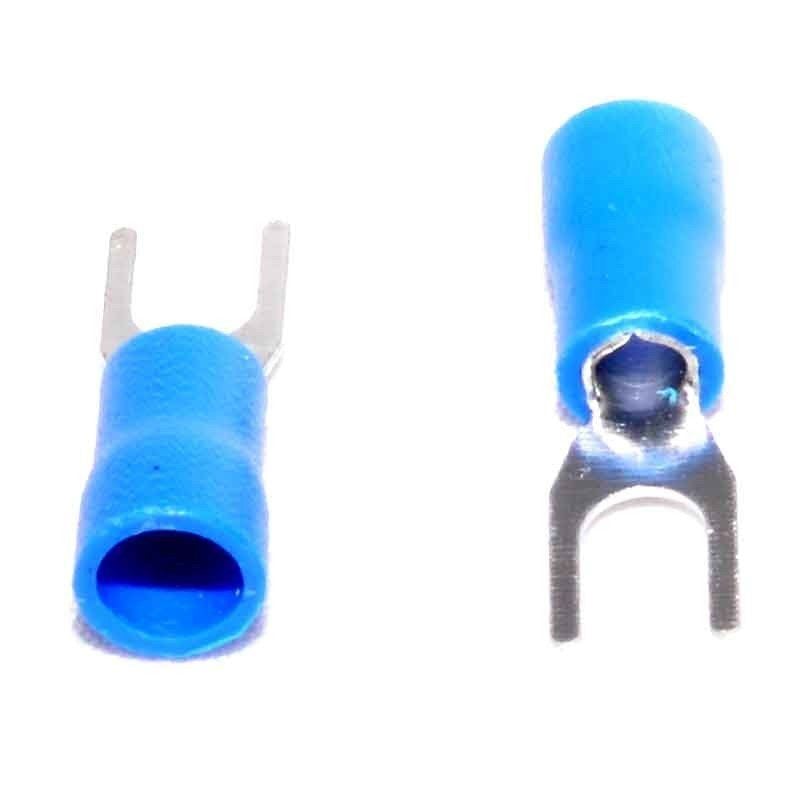 Papuc Electric Tip Furca Ø 4mm - Albastru ,100B/Set Engros