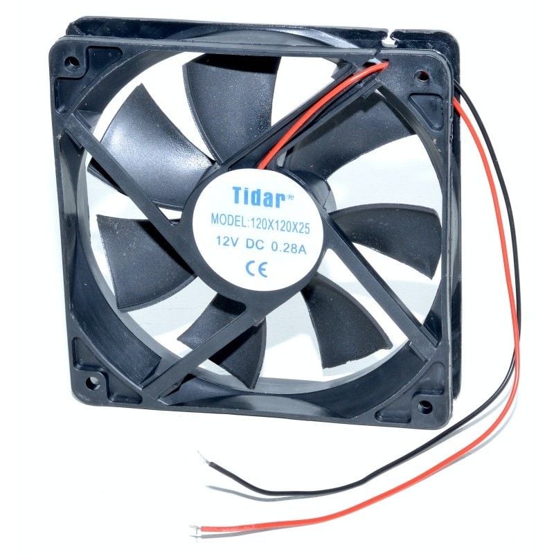 Ventilator, 120x120x25 mm, Tip Cooler, 12V, 3.3W Engros
