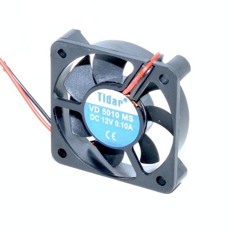 Ventilator Patrat 12V, 50x50x10 mm, Tip Cooler, 1.2W Engros