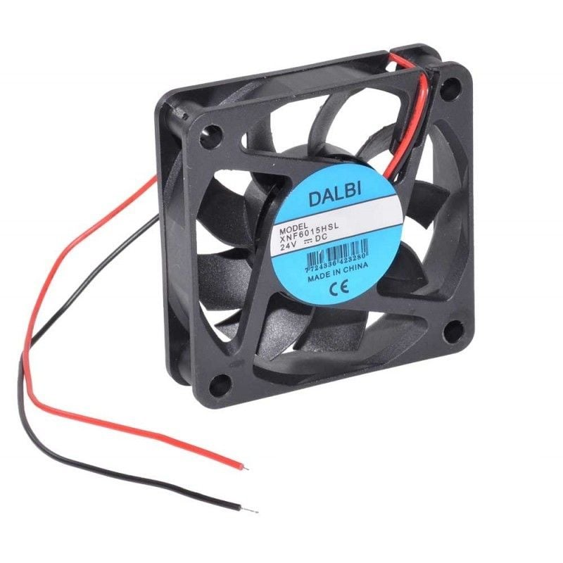 Ventilator Axial 24V, 60x60x15 mm, Tip Cooler, 2.4W Engros
