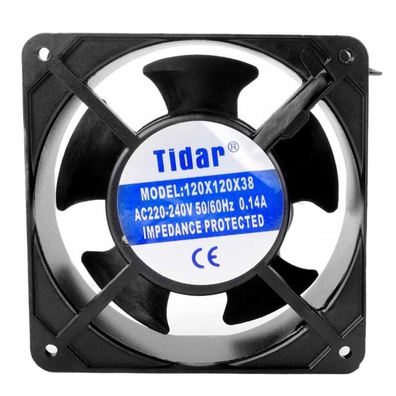 Ventilator Metalic Profesional, 120x120x38 mm, 220V, Abs, 20W Engros