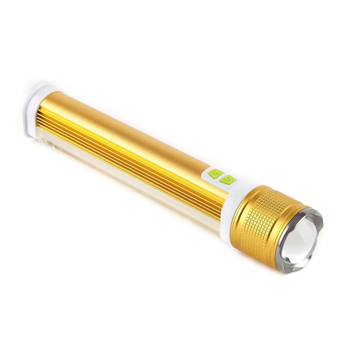 Lanterna cu Acumulator Led Alb-Rosu 2 Comutatoare Engros