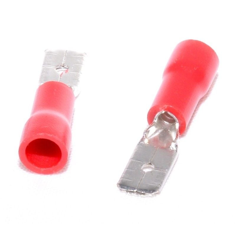 Papuc Electric Izolat Rosu Tata 4,8MM 100B/Punga Engros