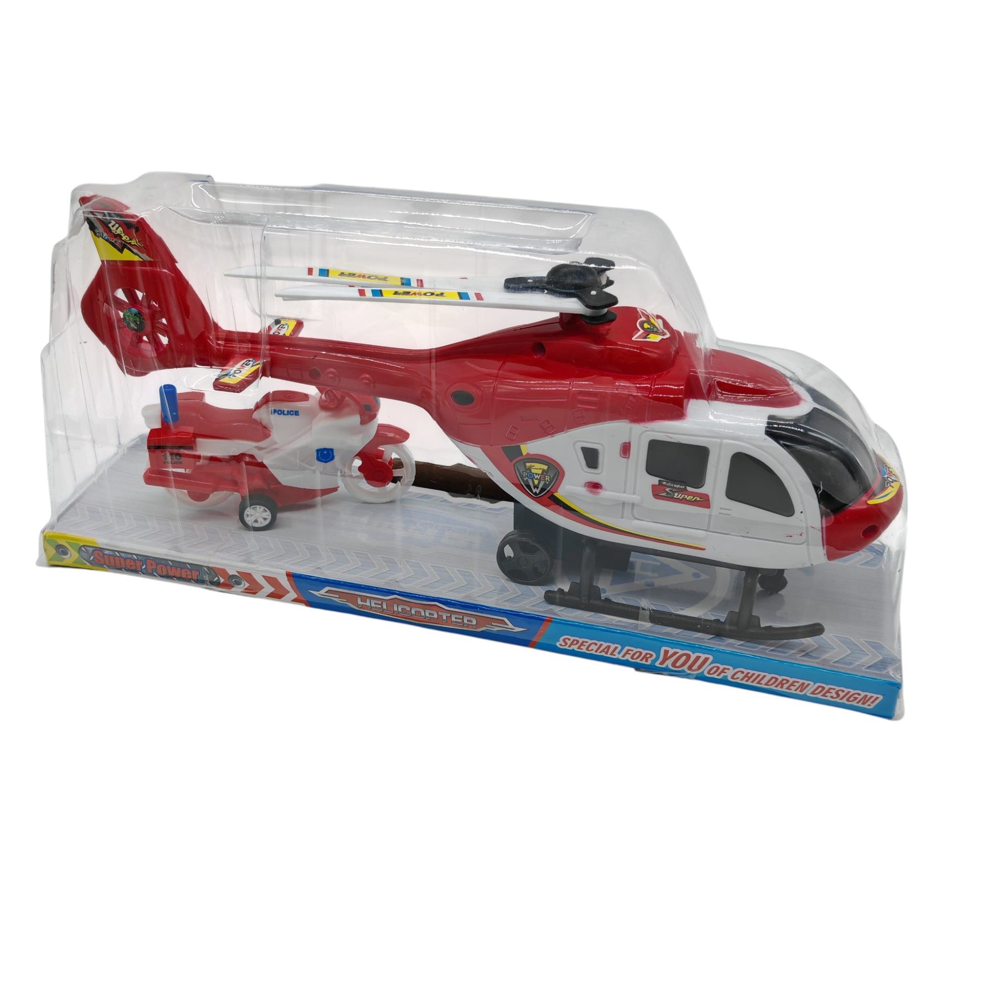 Set Elicopter și Motocicletă de Poliție – Vânzare Angro