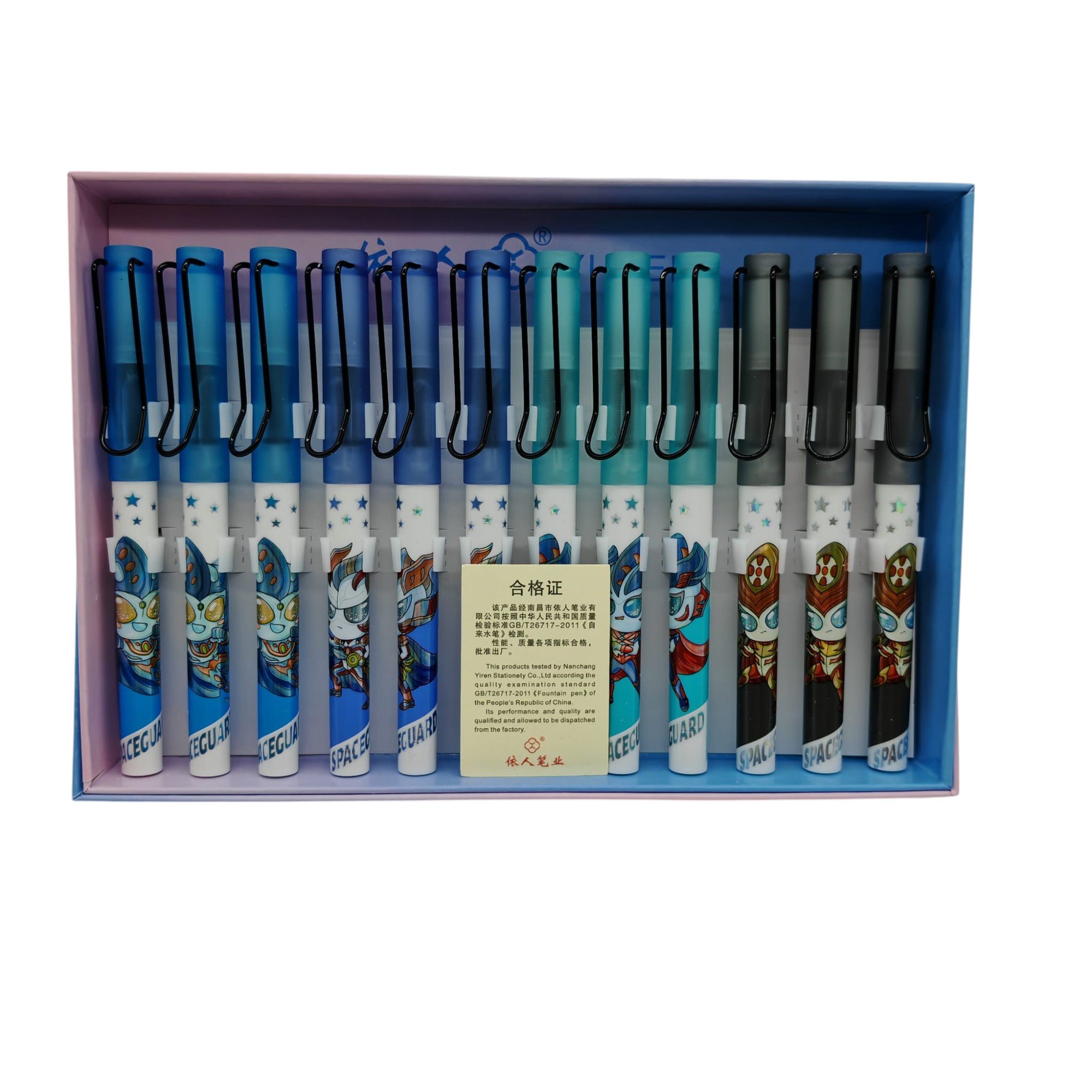 Set 12 Pixuri Yiren Roller cu Rezerve – Cutie Premium – Vânzare Angro