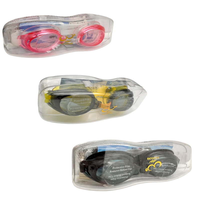 Ochelari de inot SHUI JING LING pentru adulti si copii 14.5x4cm – multiple culori, anti-aburire, protectie UV, En-gros