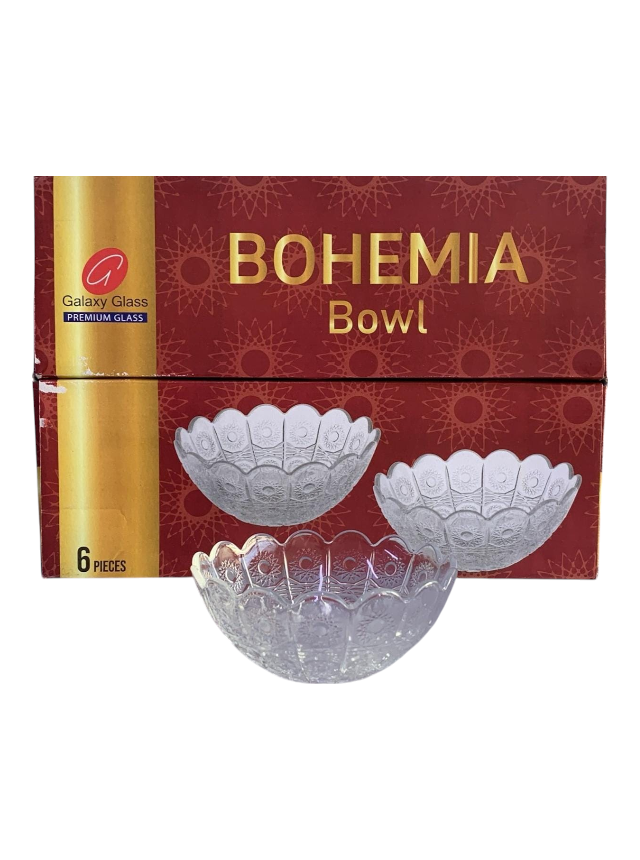 Set 6 boluri GALAXY din sticla