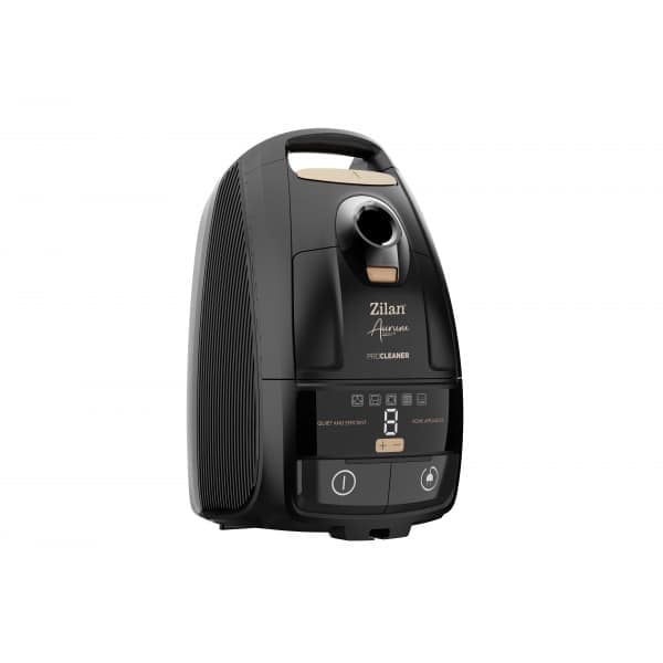 Aspirator cu sac Aurum, putere 2400W, capacitate 5L, motor din cupru, furtun pivotant 360°, negru ZILAN / ZLN4500