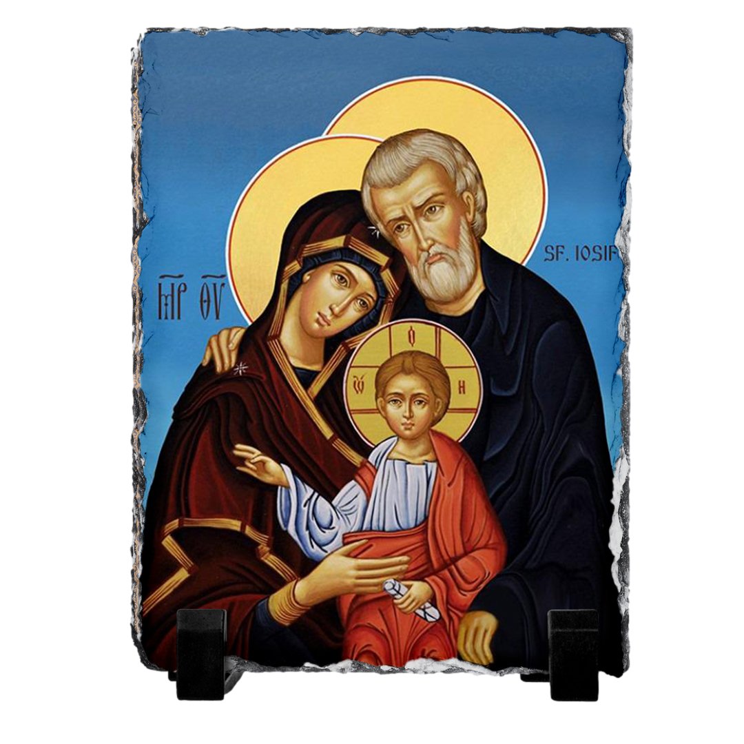 Placă decorativă religioasă 3D en-gros - Sfanta Familie