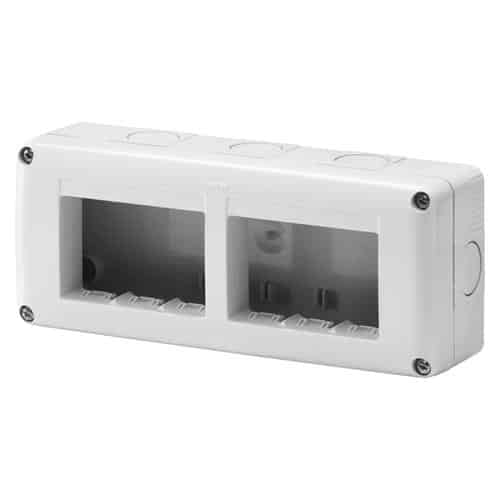 Cutie aparenta Gewiss, 6 module, protectie IP40 / GW27005