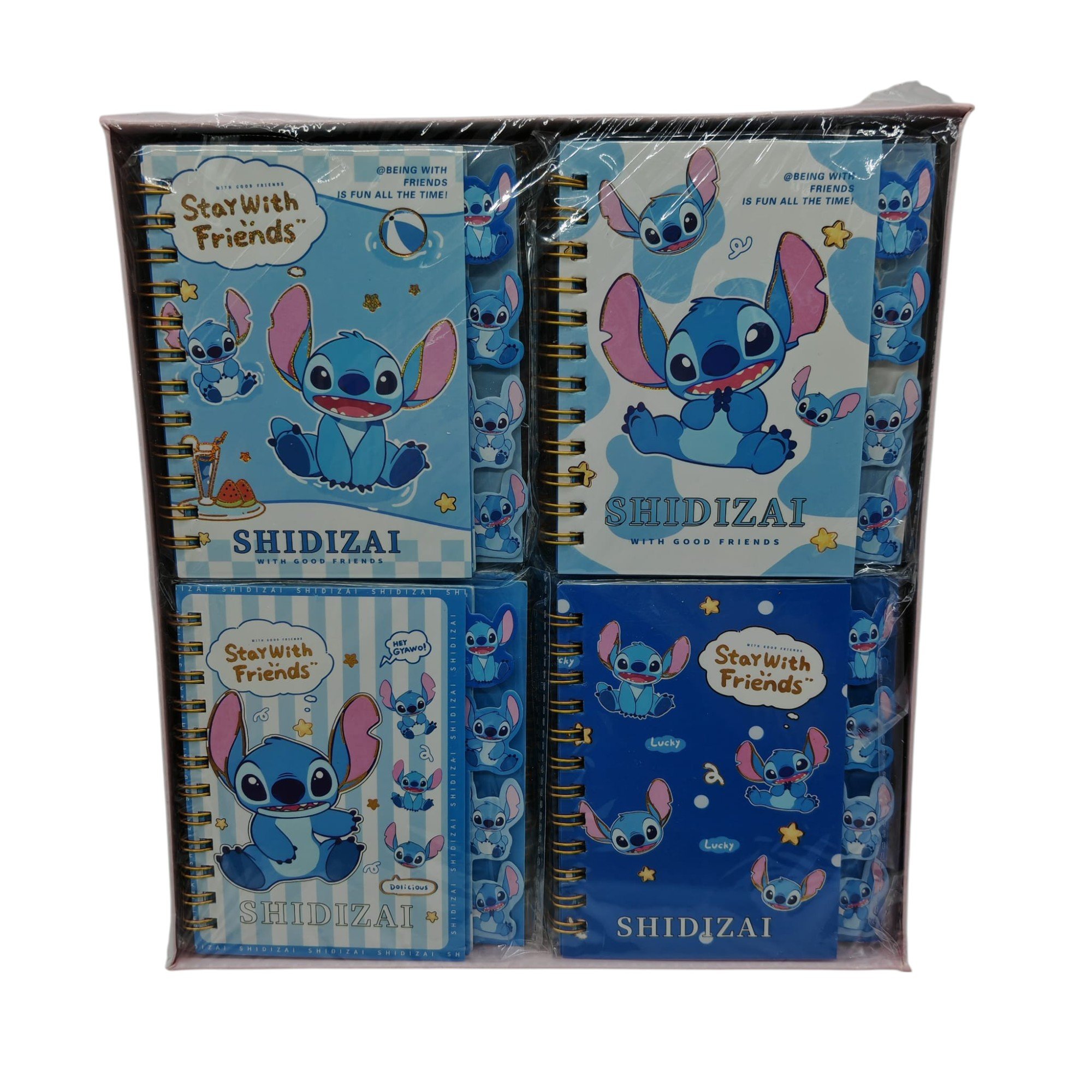 Set 24 Carnetele cu Personajul Stitch – 4 Modele Asortate – Vânzare Engros