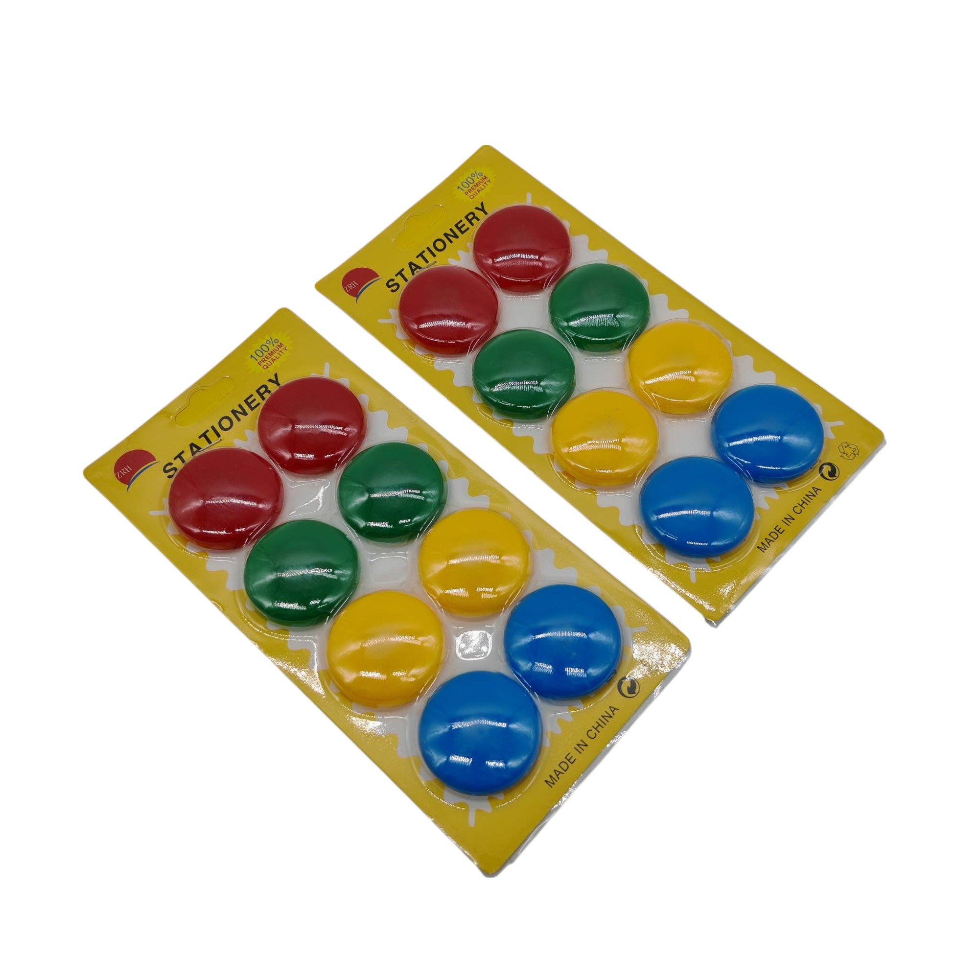 Set 8 Magneți Rotunzi Colorați – 4 Culori Diferite – Vânzare Engros