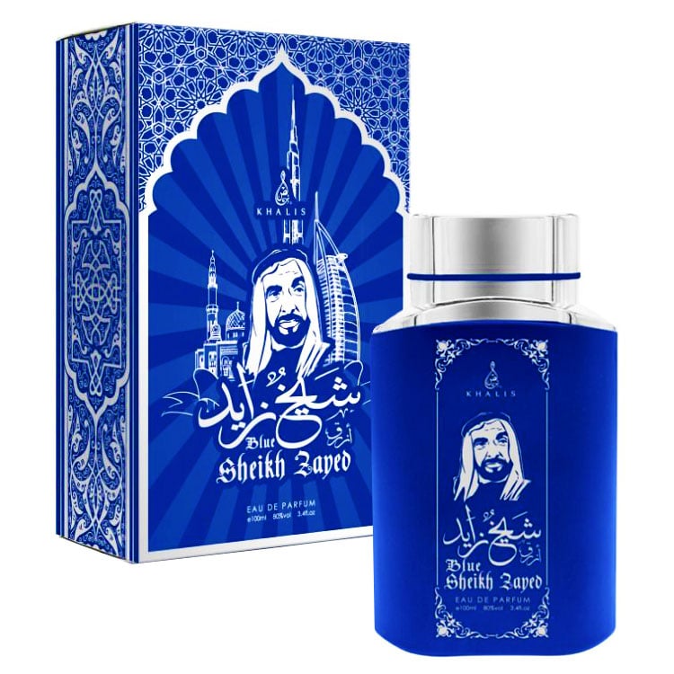 Sheikh Zayed Blue - Khalis, Unisex, Apa de parfum, 100 ml  Engros