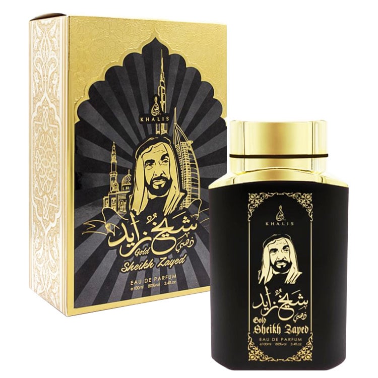Sheikh Zayed Gold - Khalis, Unisex, Apa de parfum, 100 ml  Engros