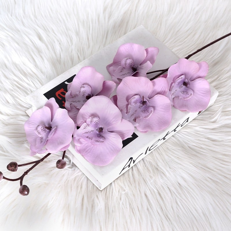 Flori Artificiale Engros, Orhidee 6 capete  ,65cm