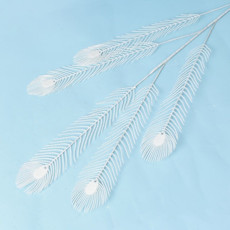 Pene Paun Artificiale Engros , 1 ramura , 98cm