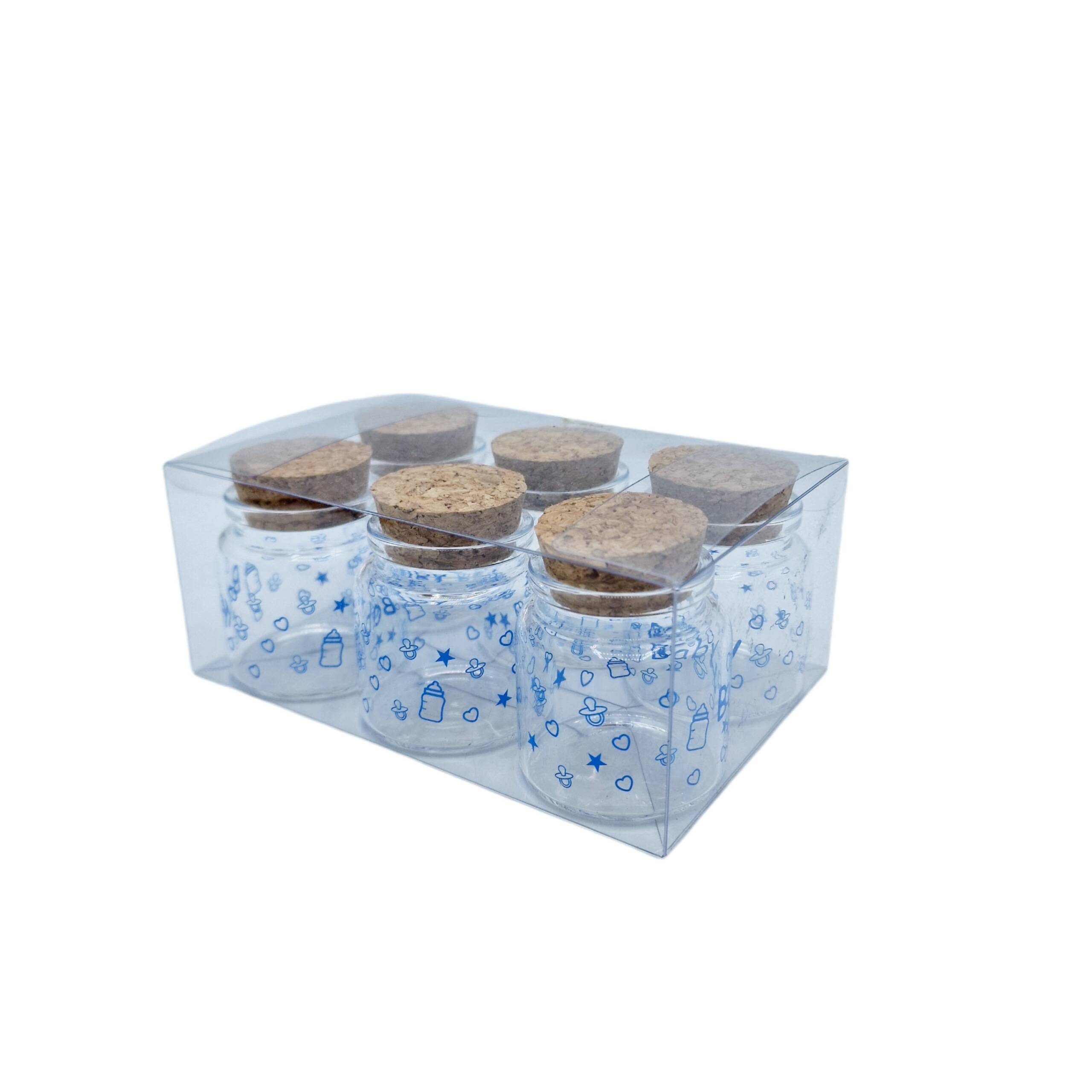 Sticlute mir 6/set bleu , 4,7cm x h5cm , engros