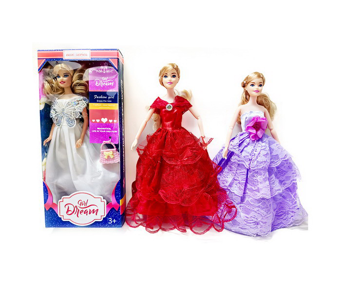 Set Papusa cu Rochie de Printesa 6511110051119 Engros