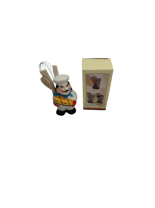 Set bucătar ceramica Engros cu ustensile  23 cm înălțime