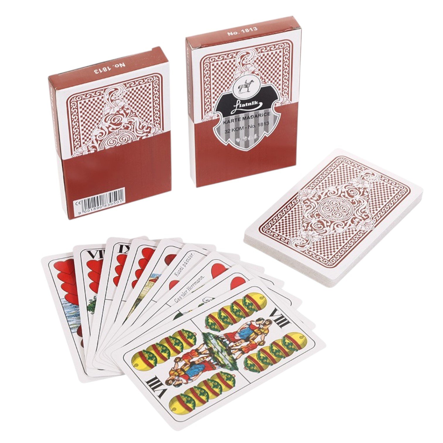 Cărți de Joc 32/set Unguresti Piatnik 12/Tipla No.1813 Engros