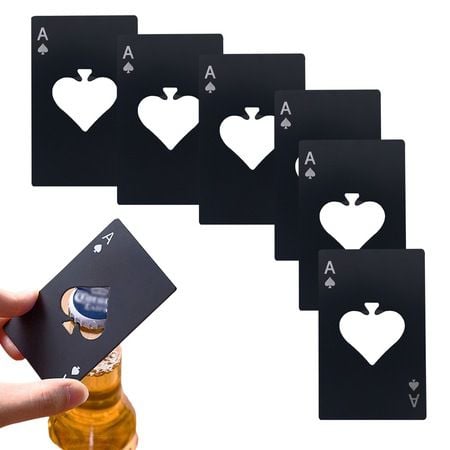 Deschizator Sticle in forma de carte de joc, set 10 buc