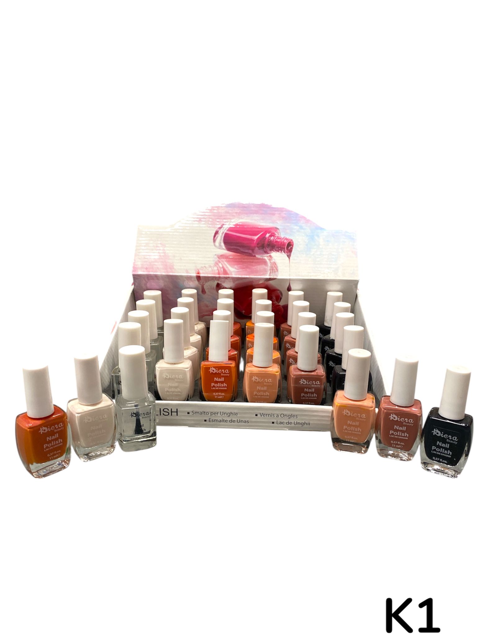 Oja clasica colorata 11ml, 24buc pe set engross