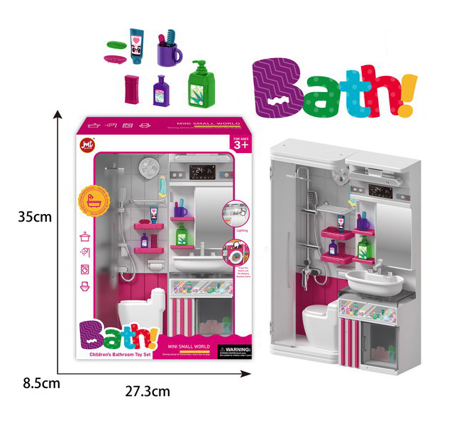 Set Baie pentru Papusi cu accesorii si lumini 6511110050945 Engros
