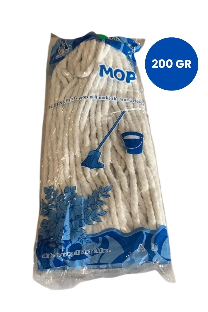 Mop bumbac Engros 200 Gr, , pentru Curățenie Eficientă și Universală