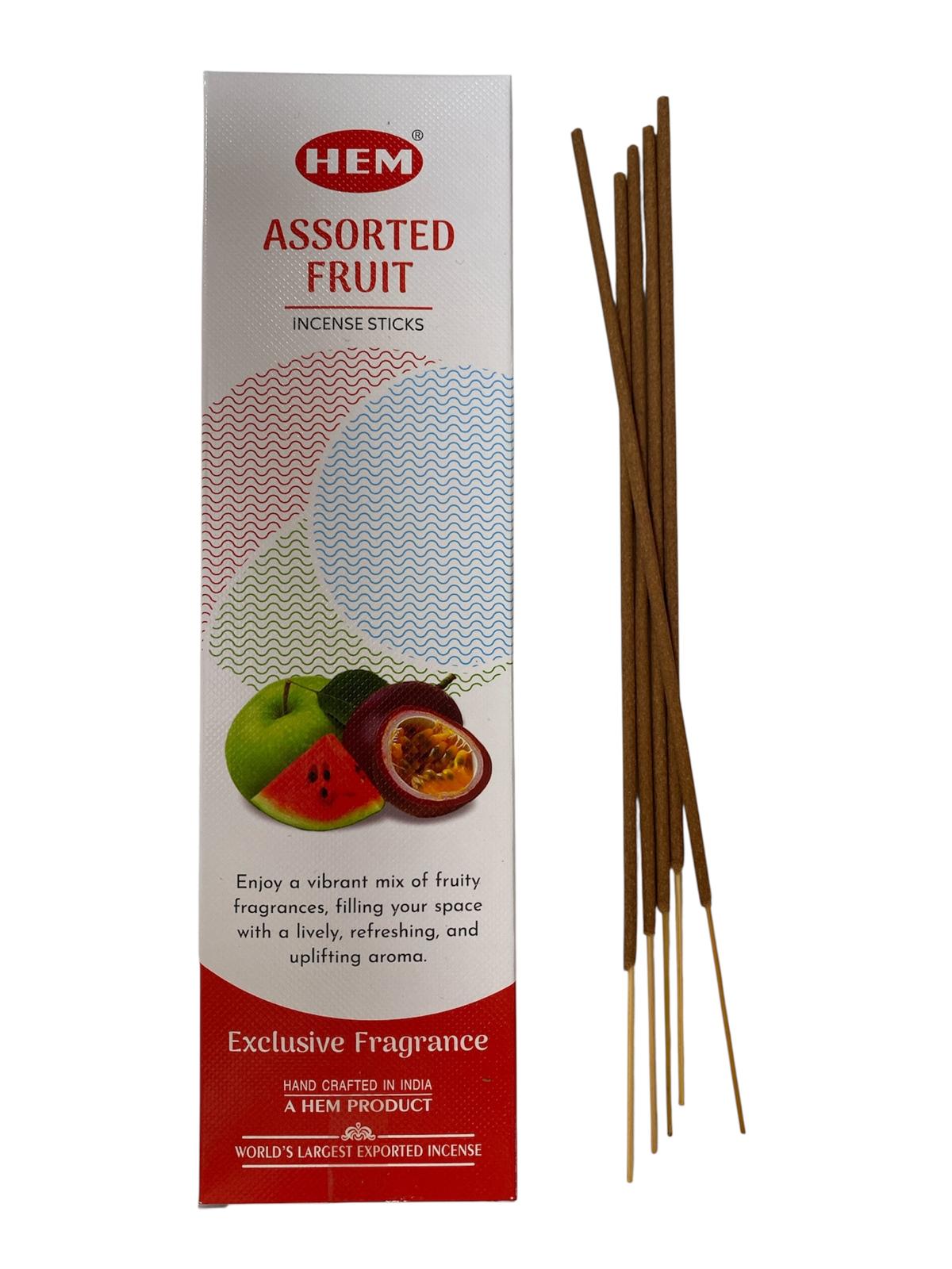Betisoare parfumate ASSORTED FRUIT, 25g/cutie