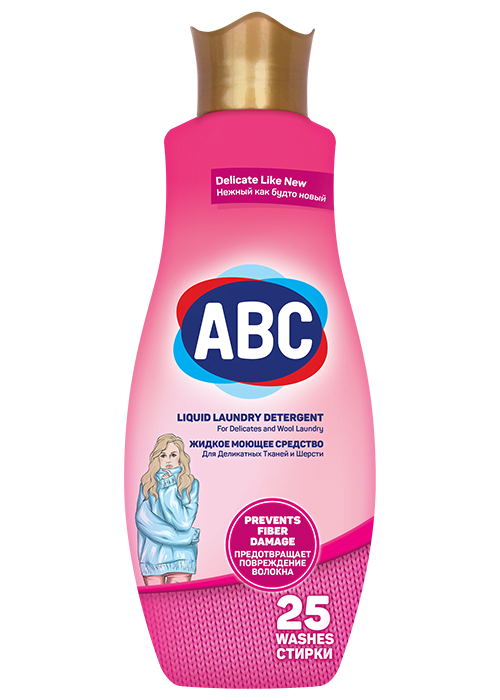 Detergent de Rufe ABC Engros, Automat, Lichid, 1.5 L, rufe delicate si lana