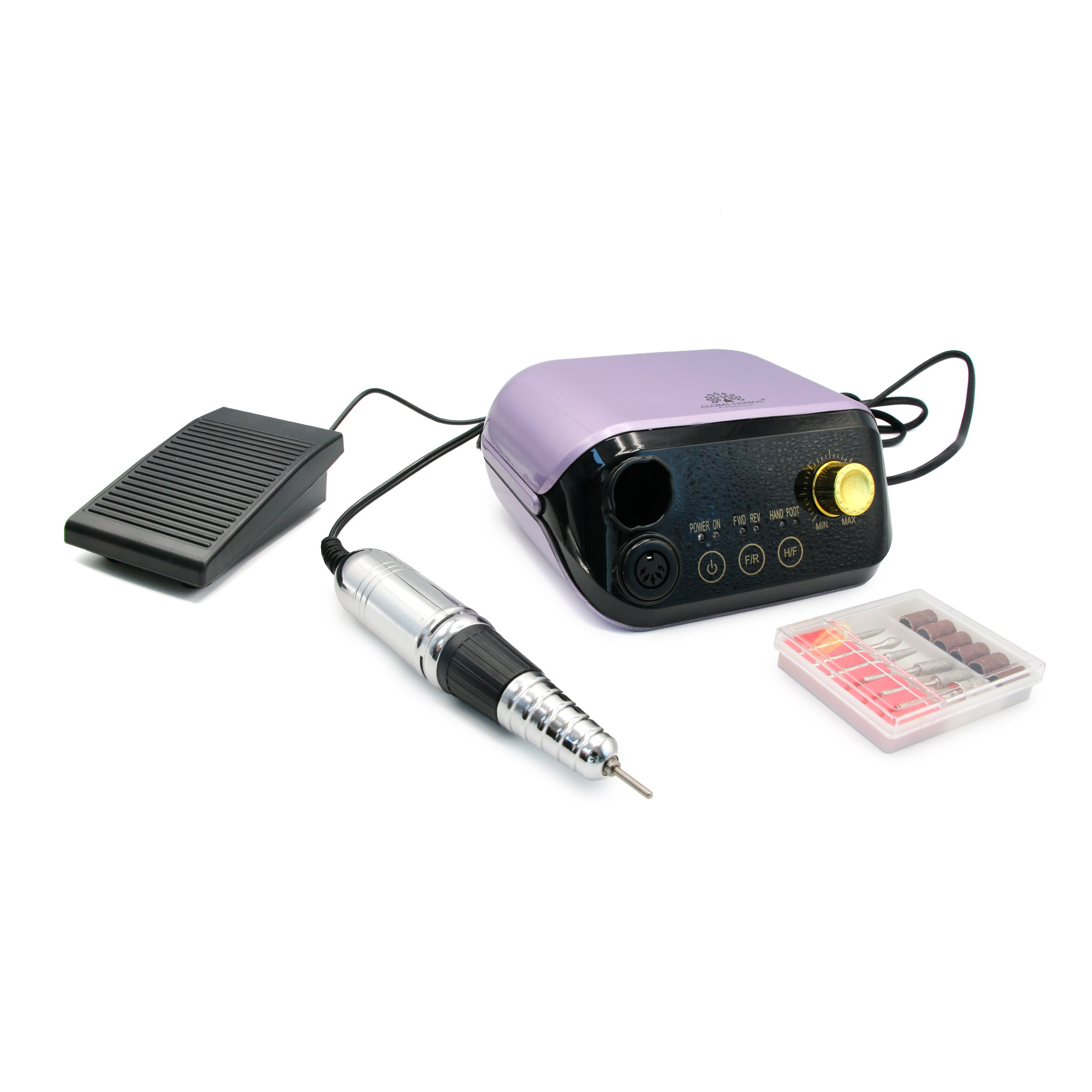 Freză electrică pentru manichiură și pedichiură SML 35000 rpm, M1, Light Purple Engros