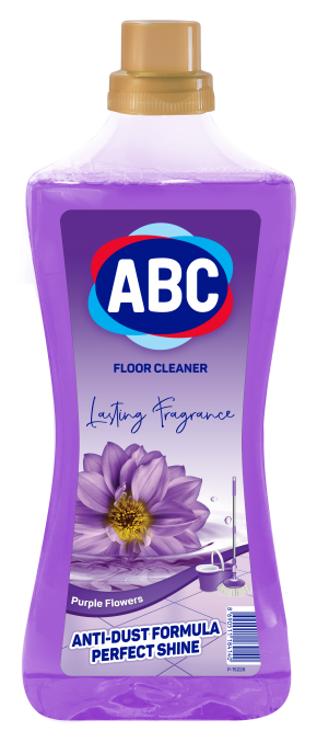Solutie pardoseli Engros, universala, ABC, 900 ml, Purple flowers