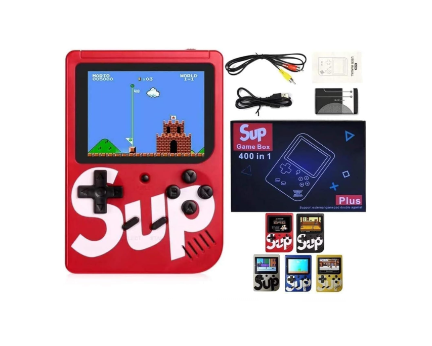 Consola SUP Game Box, 400 jocuri, Rotita volum, Ecran LCD de 3.0 